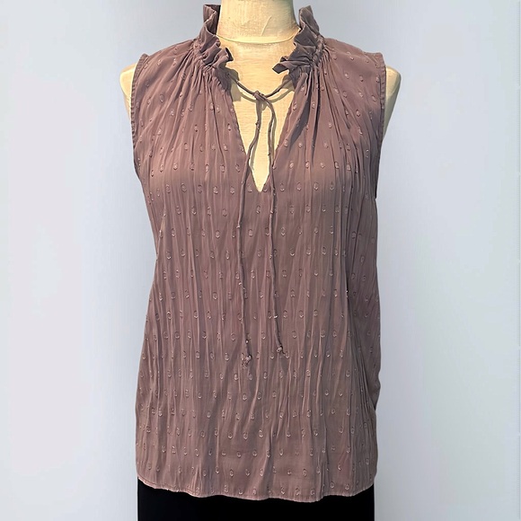 Sleeveless Top Lilac Viscose-blend Women’s Medium 8/10 by H&M - Picture 4 of 4